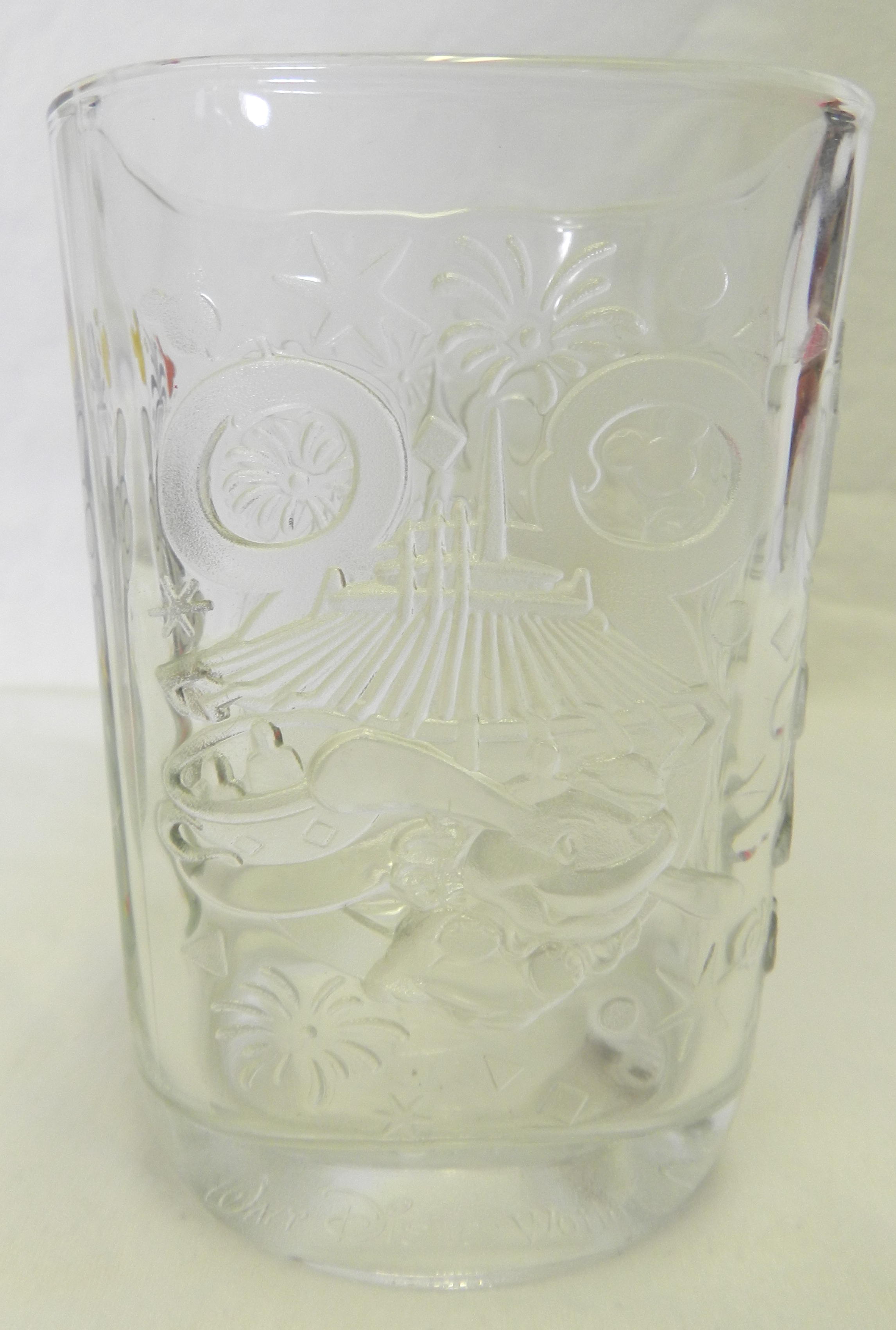 Mickey Mouse Magic Kingdom Walt Disney World McDonalds 2000 Glass Cup 