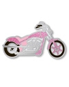 Breast Cancer Awareness Ribbon Motorcycle Biker Pin New  