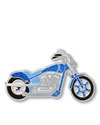 Colon Cancer Blue Ribbon Motorcycle Biker Pin Tac New  