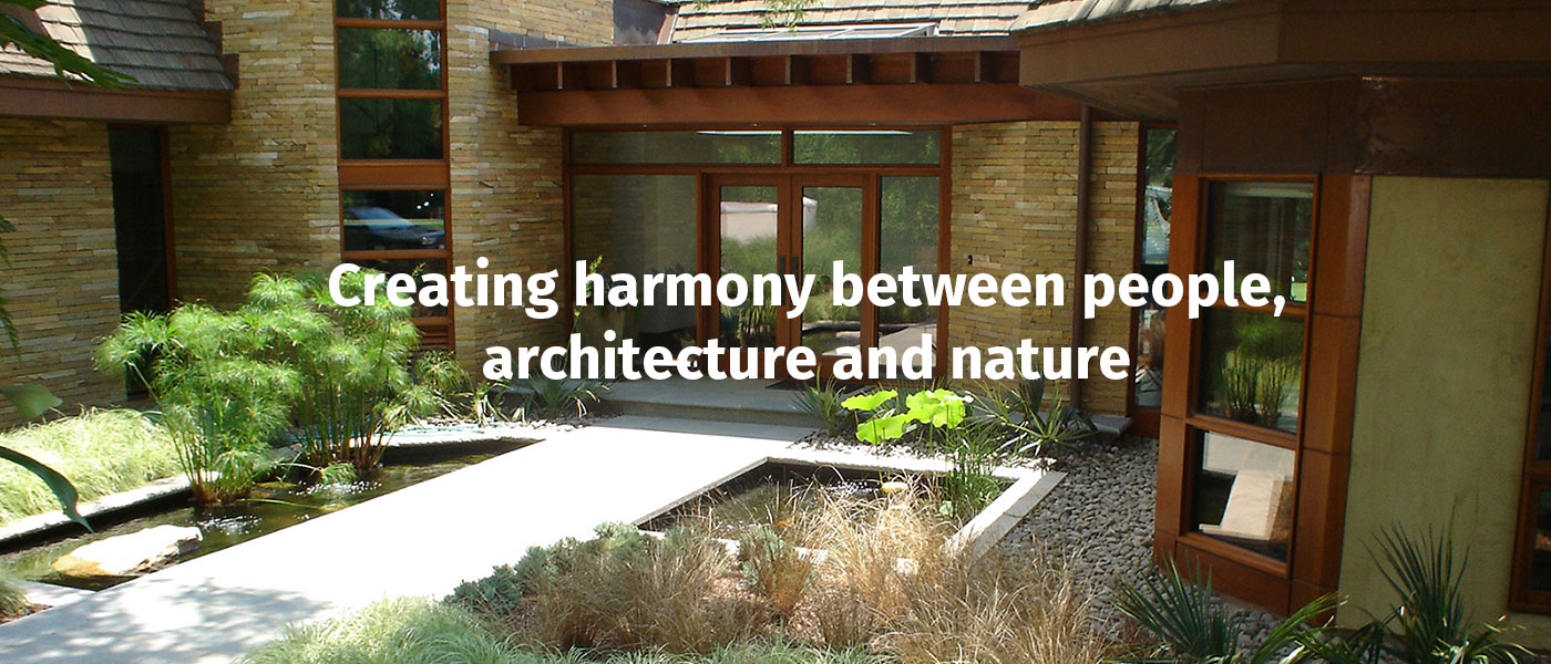 Creating harmony between people, architecture and nature