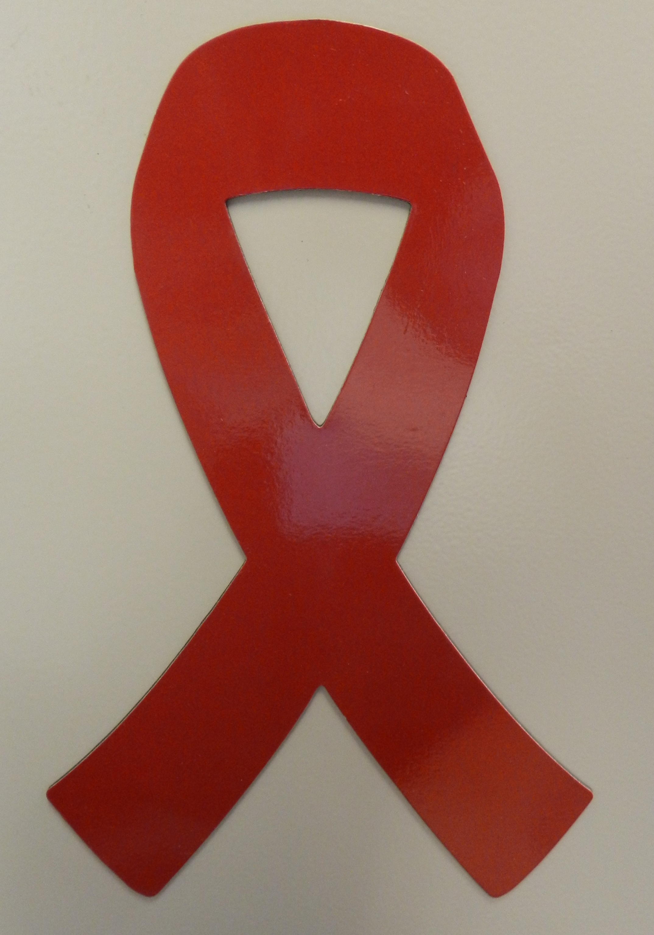 Red Ribbon Heart Disease Stroke MADD Awareness Refrigerator Car Magnet ...